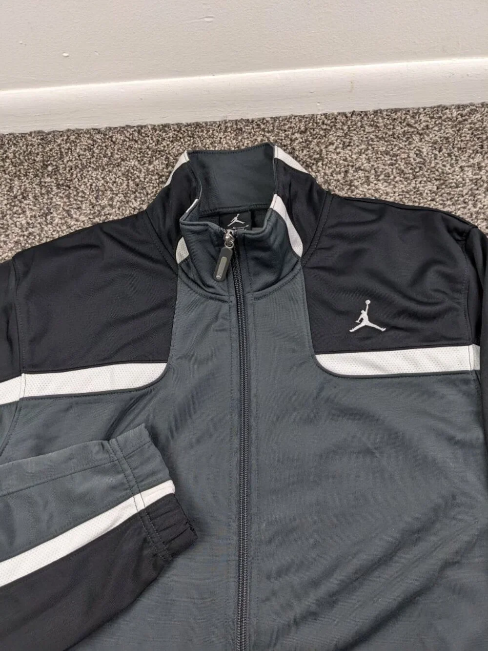 NWT Nike Air Jordan Jacket Colorblock Basketball Warm Up Mens Medium Sport Cut